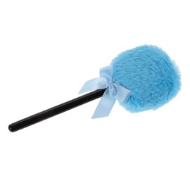SAFIGLE Fluffy Powder Puff Set 3-Piece Lollipop Shape Makeup Applicator for Dusting Powder and Soft Velour Long Handle