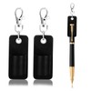 Lanyard Pen Holder, 2 PCS Anti-Lost Pen Holder Clip Leather