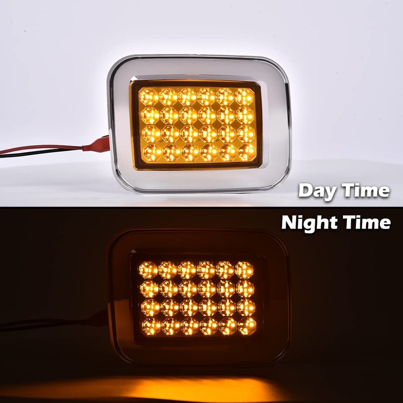 G-PLUS LED Corner Signal Lights Compatible with 2003-2009 Hummer H2