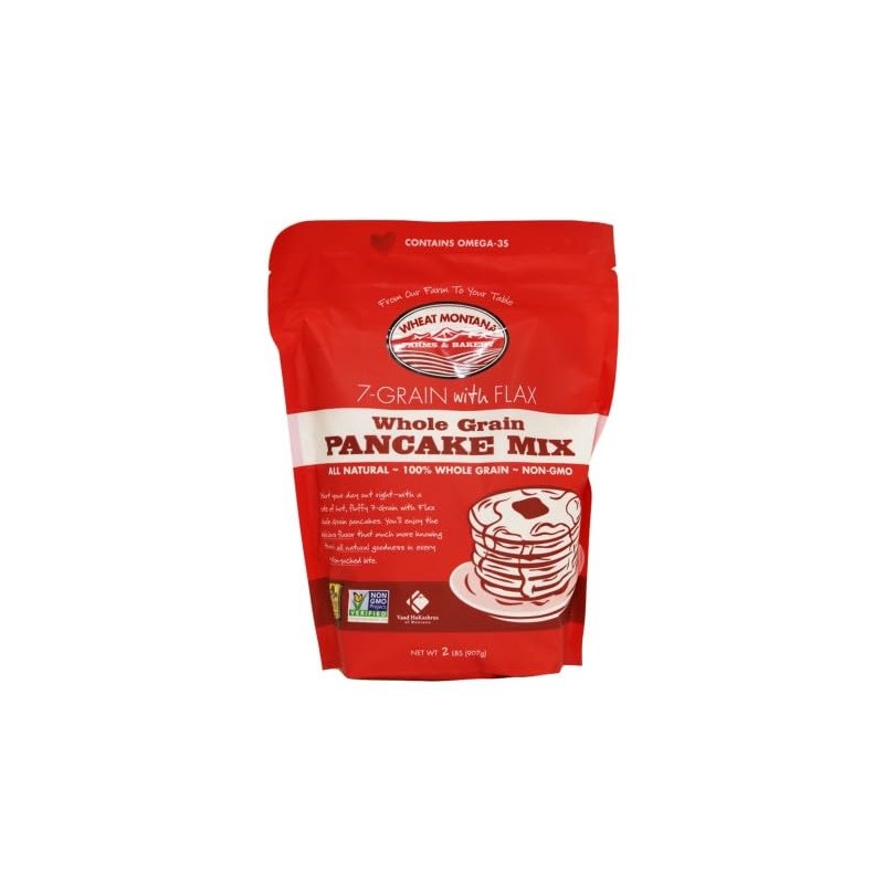 7-Grain with Flax Whole Wheat Pancake Mix