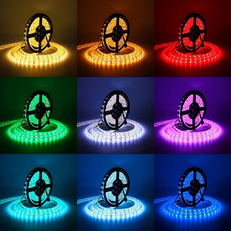 SUPERNIGHT LED Strip Lights, 16.4FT 5M SMD 5050 Waterproof 300LEDs