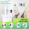 DITKOK White Magnetic Spray Booth Box, Wall Mounted Spray Booth