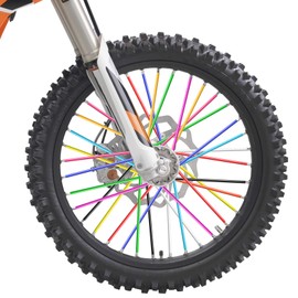 PSLER 72 PCS Spoke Skins Spoke Covers Trim Wrap Cover Decoration Protector Pipe Motorcycle Motocross Pit Dirt Bike Aaccessories