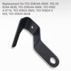 Fennoral 703-05824C-0691 Black Idler Arm Bracket Compatible with Troy-Bilt, MTD,