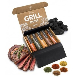 Timber Taste - Juego de Regalo de Especias para Parrilla                                                                                              