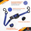 A ANTELOPE 4-Pack Auto Retractable Ratchet Strap Bundles 1" x