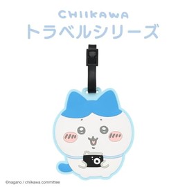 Etiqueta de equipaje japonesa Kawaii Chikawa para maletas con tarjeta de identificación impermeable y reutilizable, etiquetas de viaje, etiquetas para