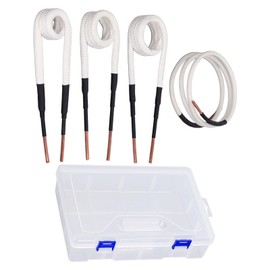 4PCS Induction Heater Coils 3.0mm Brass Core Electric Heat Induction Coil Kit for Nut and Bolt Removal
