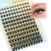 Yawamica Lash Clusters Wispy Eyelash Extensions 8-16mm Natural Volume Eyelash
