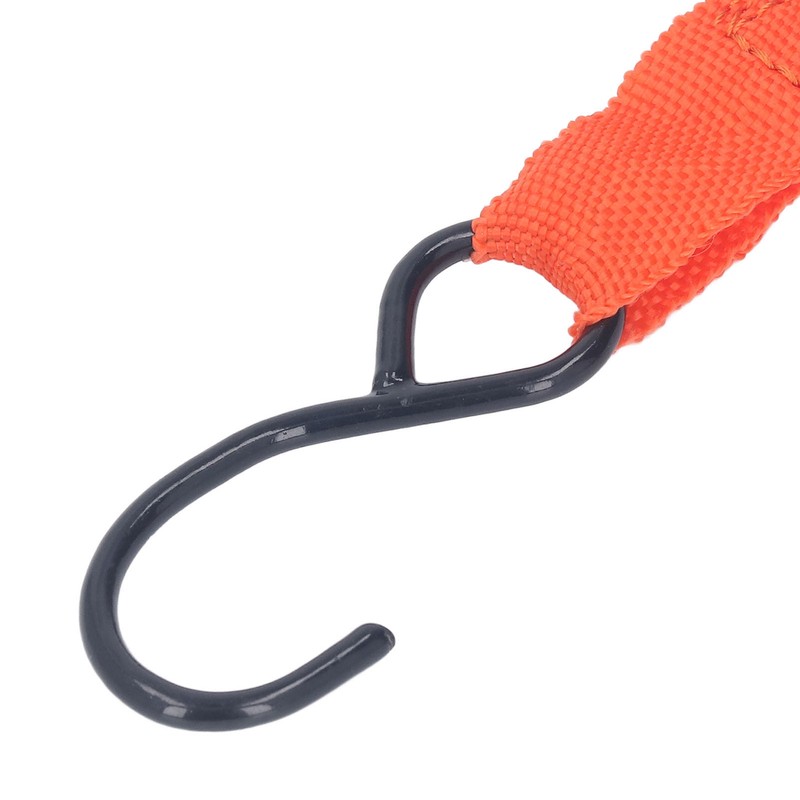 4Pcs Ratchet Tie Down Straps Motorcycle Car Buckle Set 15in