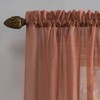 No. 918 Erica Crushed Sheer Voile Rod Pocket Curtain Panel,