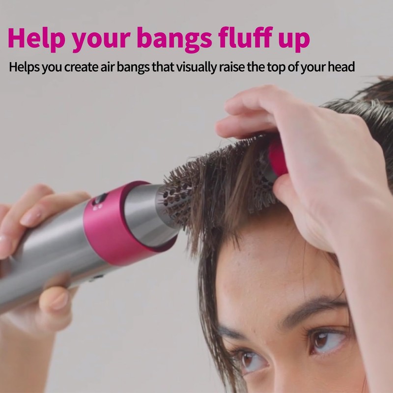 Small Round Volumizing Brush Fuchias