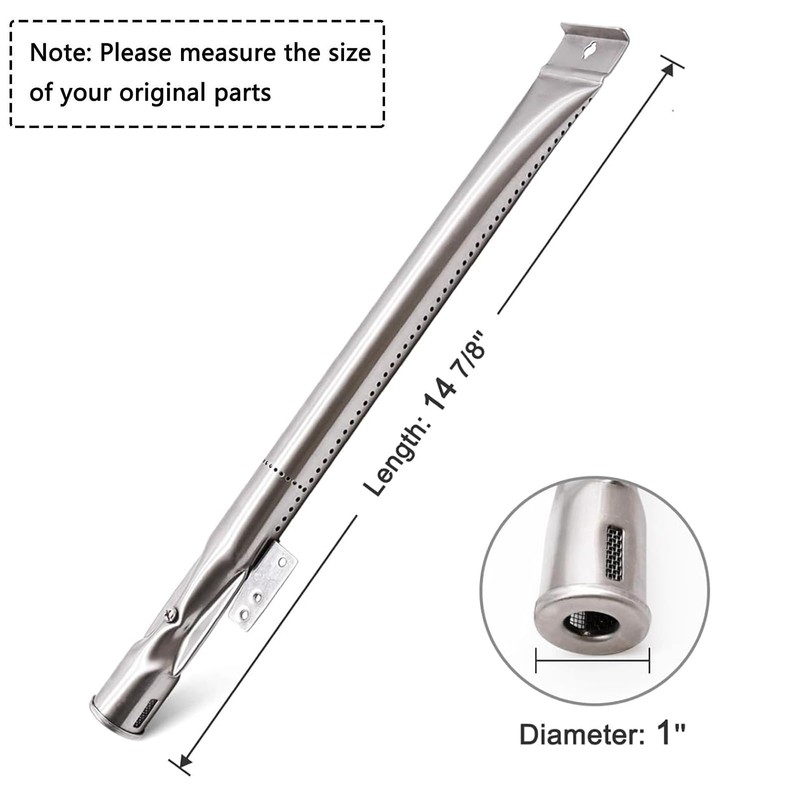 Criditpid Grill Burner Tubes Replacement for Nexgrill 6 Burner 720-0898