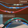 200Pcs Waterproof Solder Seal Wire Connectors, 18-16 Gauge Green Heat