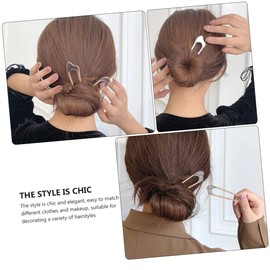 Baluue Sets Chic Vintage Hair Fork Clip Alloy Hair Stick Styling Clips for Party Wedding Banquet Pcs