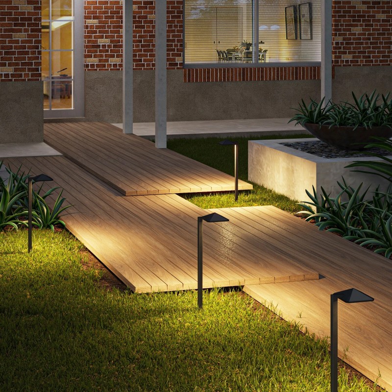 EDISHINE 4 Pack Low Voltage Landscape Lights, 3W 230LM 3000K