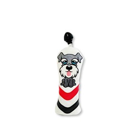 Lanx. Golf Cover Schnauzer (S) Leather Golf Equipment Rust Resistant Lightweight Husky White Utility Driver Fairway Long Club Putter fw Knit Iron 1W 3W 5W 7W Setting Grip Caddy Back DR Specifications