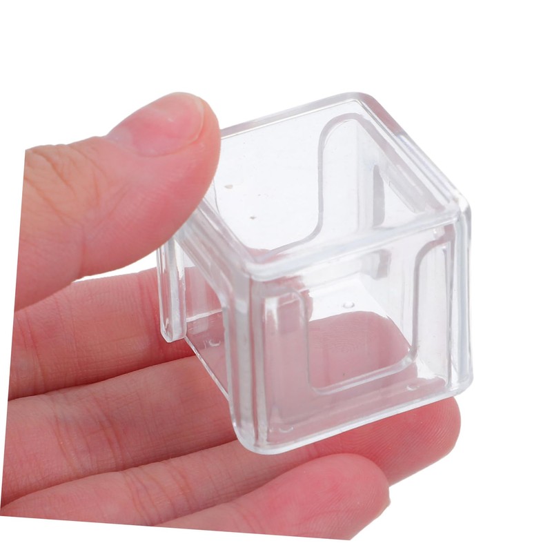 VICASKY 3pcs Billiard Chalk Holder Acrylic Storage Box for Pool