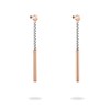 Liebeskind Berlin LJ-1555-E-61 Stud Earrings Two-Tone Silver IP Rose Gold,