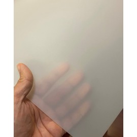 2 Flexible 24x24x1/30 (0.030") Translucent HDPE Polyethylene Plastic Stencil Sheet Cut-Out