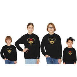 Natural Underwear Safari Animal Kingdom Ears Kids Matching Sweatshirt Toddler Girl Black 4 Years