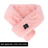 USB Heated Scarf Adjustable Neck Heating Scarf Detachable Plush Warming