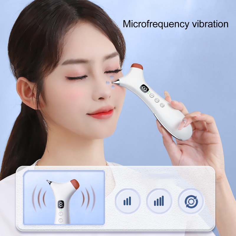 Electric Acupoint Massage Pen Heating Microfrequency Vibration Pluse Eye Relaxtion