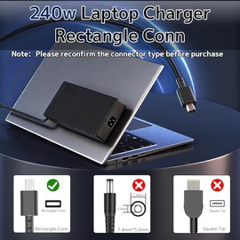 240W Power Supply Charger Replacement for ASUS Laptop, ROG Zephyrus G14 G16 GA403 GA605 GU605 TUF A14 A16 A18 FA401 FA608 FA808 ROG Flow Z13 GZ302 GZ3