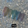  Reflective rainbow Handmade nail tip - Stiletto / 반사