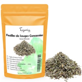 250 g Chopped Sage Leaves - Sage Tea - Altas Sage - Officinale Sage Tea - Intense Aroma & Taste - 100% Natural, Pure and No Additives | Top Quality - TazarinLtd