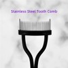 SUIOPPYUW Eyelash Brush Lash Comb Black Pink Arc Designed Premium