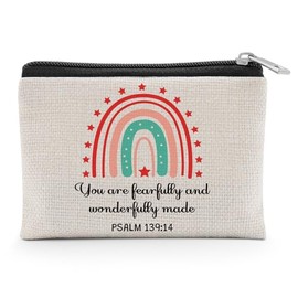 Regalos religiosos inspiradores para mujeres, monedero, regalo cristiano para hija, hermana, día de San Valentín, día de la madre, cumpleaños, ideas d