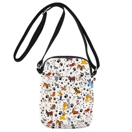 MYSOMY Dogs Crossbody Bag Lady & Pluto & Goofy & Tramp Gifts Dog Lover Gifts Puppy Shoulder Bag (Many Aminal UK)