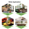 Iron Hanging Baskets Flower Pot Holder Hanger for Outdoor Balcony