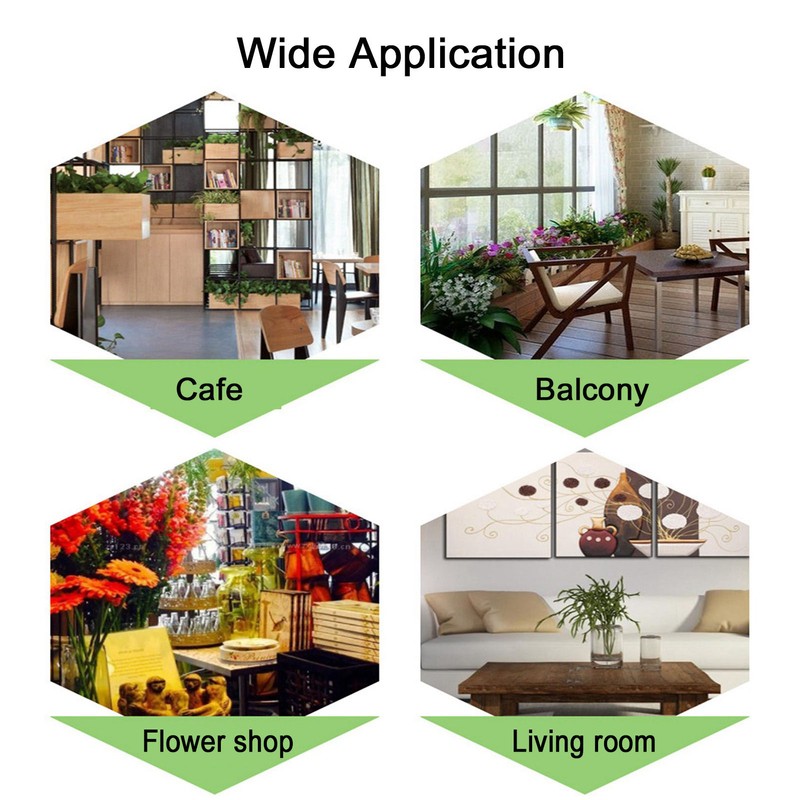 Iron Hanging Baskets Flower Pot Holder Hanger for Outdoor Balcony