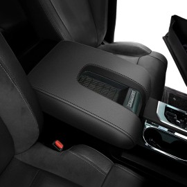 Unbranded Car For Toyota Tundra 2014-2021 Center Console PU Leather Box Armrest Cover Pad
