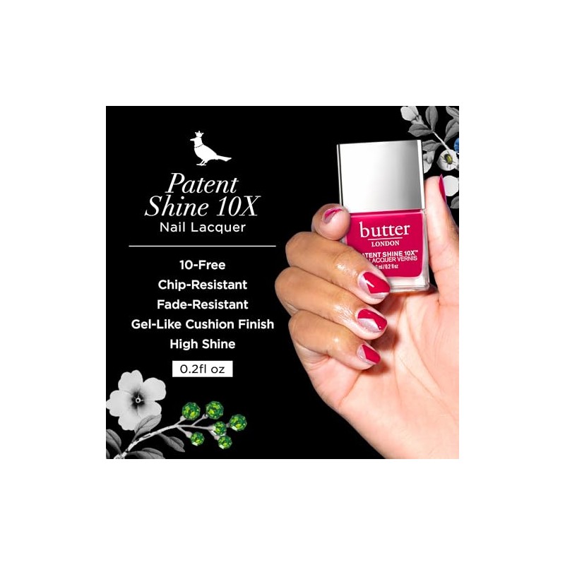 Patent Shine 10X Nail Lacquer - Broody by Butter London