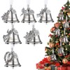 Jenaai 12 Set Christmas Bell Ornament Christmas Tree Hanging Ornament