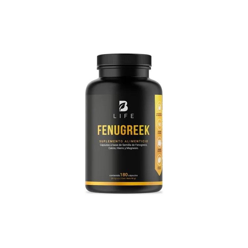 Fenogreco 180 Cápsulas 500mg Life Fenugreek