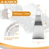 A-KARCK 304 Stainless Steel Pie Cuts, 3'' Exhaust Pipe with