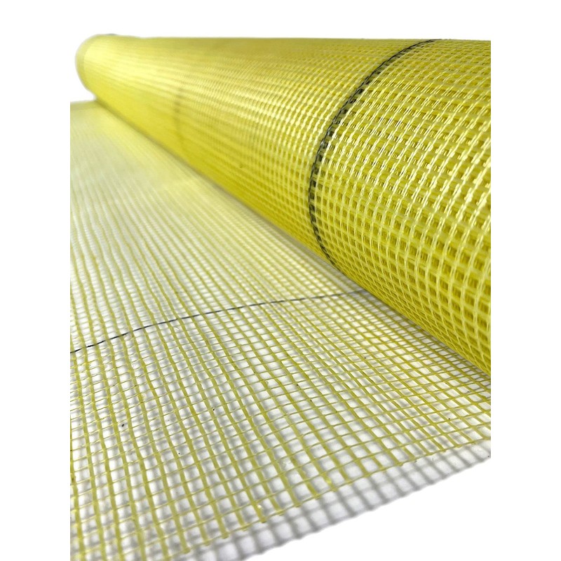 50 m² ETICS Reinforcement Fabric Fibreglass Fabric 165 g/m² Yellow