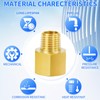 ChillWaves Brass Pipe Fitting, Reducer Adapter 1/2" NPT Female x