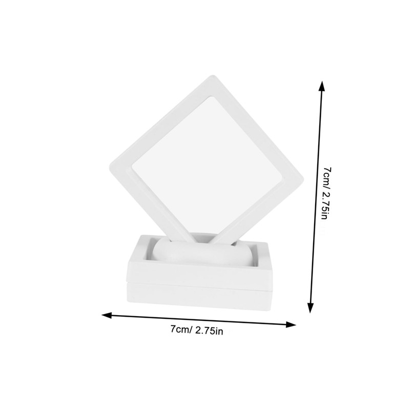 BESPORTBLE 6pcs Jewelry Suspension Packing Case Transparency for Transparent Boxes