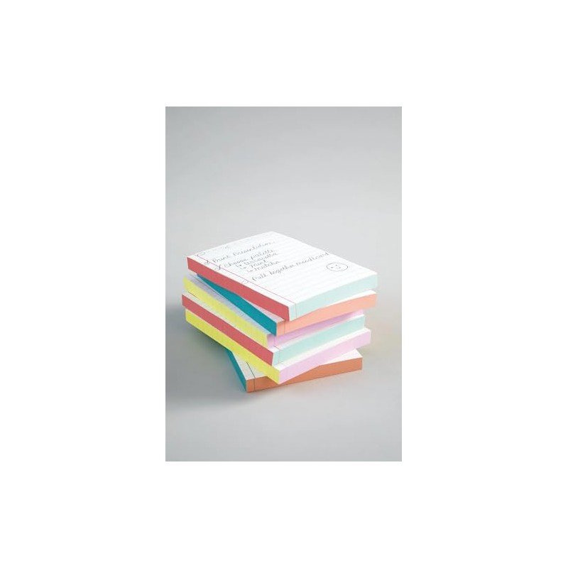 Designworks Ink Green and Peach Colorblock Notepad