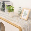 LOMOHOO 2 x Silver Table Runners, 70 x 300 cm