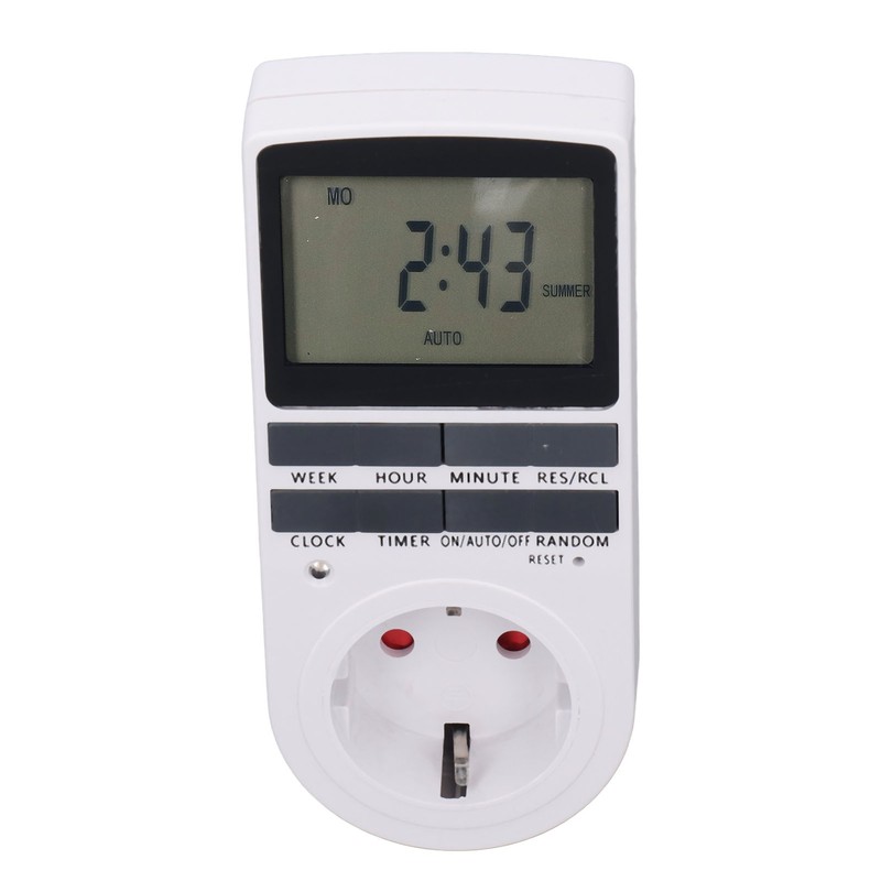 Timer Outlet Digital Intelligent Energy Saving Flame Retardant High Power