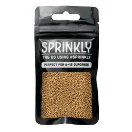 SPRINKLY - Metallic Pearls - Gold - 2mm - 30g