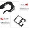 Korlot Center Console Dashboard Front Armrest Cup Holder Cover Trim