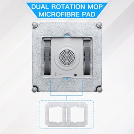 Fixbetter Cleaning Cloth Cleaning Pad Replacement for Ecovacs Winbot Mini Window Cleaning Robot High-Quality Microfibre for Streak-Free Microfibre Cleaning Effective Cleaning Results (Pack of 10)