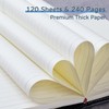 WEMATE Journal with Lock, A6 PU Leather Diary with Lock